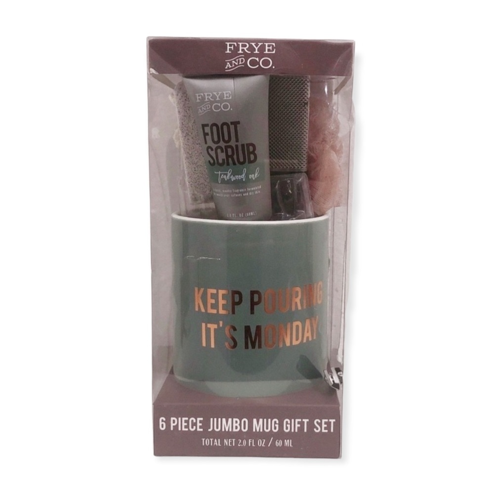 Frye Jumbo 6-Piece Mug Gift Set Mug NWT